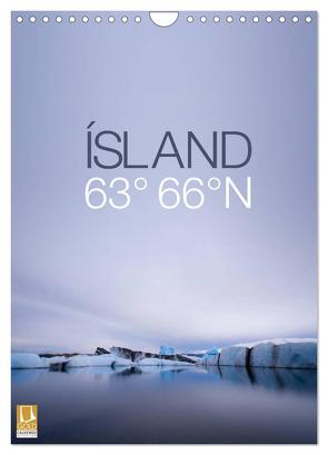 ÍSLAND 63° 66° N (Wandkalender 2024 DIN A4 hoch), CALVENDO Monatskalender von Paul Kaiser,  Frank