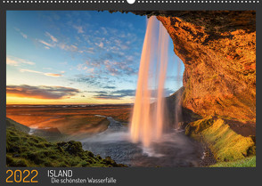 Island – Die schönsten Wasserfälle (Wandkalender 2022 DIN A2 quer) von Schnitzler Naturfotografie,  Thomas