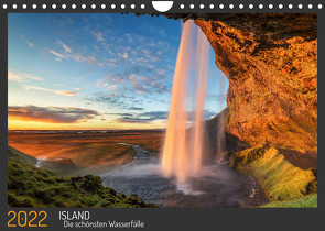 Island – Die schönsten Wasserfälle (Wandkalender 2022 DIN A4 quer) von Schnitzler Naturfotografie,  Thomas