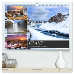 ISLAND Ein fantastisches Erlebnis (hochwertiger Premium Wandkalender 2024 DIN A2 quer), Kunstdruck in Hochglanz von Viola,  Melanie