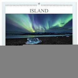 Island -Eine Reise durch Island- (hochwertiger Premium Wandkalender 2024 DIN A2 quer), Kunstdruck in Hochglanz von Spellerberg,  Peter