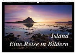 Island – Eine Reise in Bildern (Wandkalender 2024 DIN A2 quer), CALVENDO Monatskalender von Kägi,  Manuela