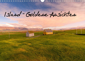 Island – Goldene Ansichten (Wandkalender 2022 DIN A3 quer) von Chrispami