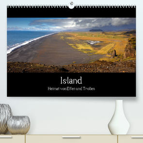 Island – Heimat von Elfen und Trollen (Premium, hochwertiger DIN A2 Wandkalender 2023, Kunstdruck in Hochglanz) von Plettscher,  Wolfram