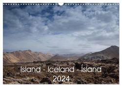 Island – Iceland – Ísland (Wandkalender 2024 DIN A3 quer), CALVENDO Monatskalender von Hiob,  Astrid