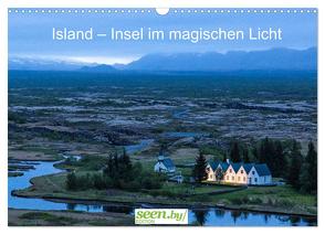 Island – Insel im magischen Licht (Wandkalender 2024 DIN A3 quer), CALVENDO Monatskalender von Hafen,  Thomas