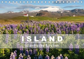 Island: Isländische Kirchen (Tischkalender 2018 DIN A5 quer) von Preißler,  Norman