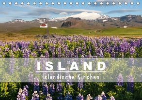 Island: Isländische Kirchen (Tischkalender 2019 DIN A5 quer) von Preißler,  Norman