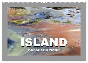 Island – Künstlerin Natur (Wandkalender 2024 DIN A2 quer), CALVENDO Monatskalender von Ulrich,  Brigitte