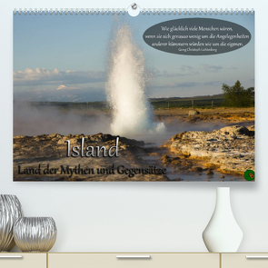 Island – Land der Mythen und Gegensätze (Premium, hochwertiger DIN A2 Wandkalender 2023, Kunstdruck in Hochglanz) von Burdis,  Alexandra