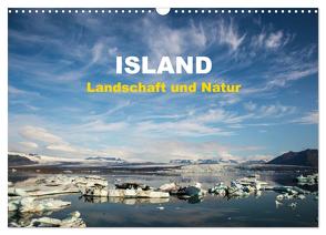 Island – Landschaft und Natur (Wandkalender 2024 DIN A3 quer), CALVENDO Monatskalender von Rusch - www.w-rusch.de,  Winfried