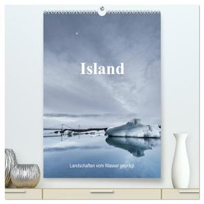 Island – Landschaften vom Wasser geprägt (hochwertiger Premium Wandkalender 2024 DIN A2 hoch), Kunstdruck in Hochglanz von Sulima,  Dirk