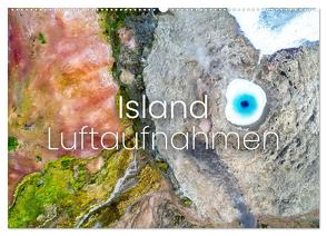 Island Luftaufnahmen (Wandkalender 2024 DIN A2 quer), CALVENDO Monatskalender von SF,  SF