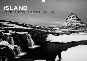 Island – Monochrome Landschaften (Wandkalender 2018 DIN A3 quer) von Paul Kaiser,  Frank