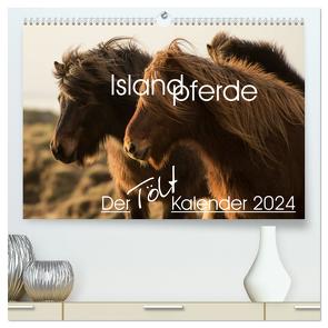 Islandpferde – Der Tölt Kalender (hochwertiger Premium Wandkalender 2024 DIN A2 quer), Kunstdruck in Hochglanz von van der Wiel www.kalender-atelier.de,  Irma