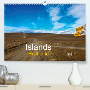 Islands Hochland (Premium, hochwertiger DIN A2 Wandkalender 2021, Kunstdruck in Hochglanz) von Pompsch,  Heinz