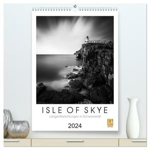 Isle of Skye – Langzeitbelichtungen in Schwarzweiß (hochwertiger Premium Wandkalender 2024 DIN A2 hoch), Kunstdruck in Hochglanz von Bichler,  Thomas