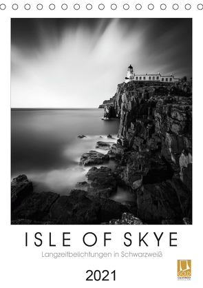 Isle of Skye – Langzeitbelichtungen in Schwarzweiß (Tischkalender 2021 DIN A5 hoch) von Bichler,  Thomas