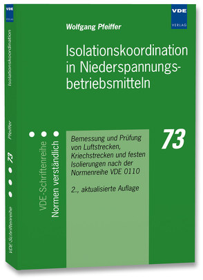 Isolationskoordination in Niederspannungsbetriebsmitteln von Pfeiffer,  Wolfgang