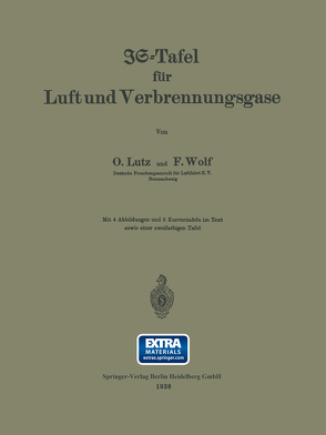 IS=Tafel für Luft und Verbrennungsgase von Lutz,  Otto, Wolf,  Friedrich