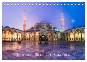 Istanbul – Stadt am Bosporus (Tischkalender 2024 DIN A5 quer), CALVENDO Monatskalender von Claude Castor I 030mm-photography,  Jean