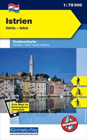 Istrien Nr. 01 Outdoorkarte Kroatien 1:75 000