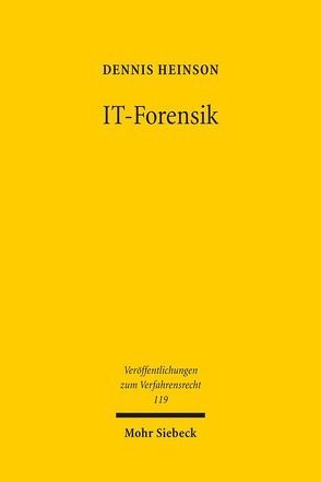 IT-Forensik von Heinson,  Dennis