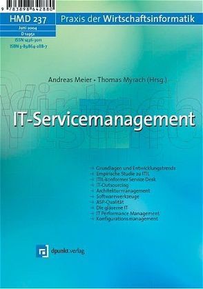 IT-Servicemanagement von Meier,  Andreas, Myrach,  Thomas