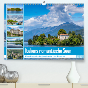 Italiens romantische Seen (Premium, hochwertiger DIN A2 Wandkalender 2020, Kunstdruck in Hochglanz) von Di Chito,  Ursula