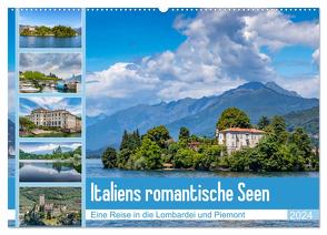 Italiens romantische Seen (Wandkalender 2024 DIN A2 quer), CALVENDO Monatskalender von Di Chito,  Ursula