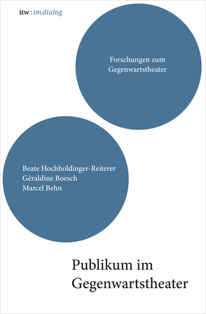 itw : im dialog – Band 3: Publikum im Gegenwartstheater von Behn,  Marcel, Boesch,  Géraldine, Hochholdinger-Reiterer,  Beate, Husel,  Stefanie, Kolesch,  Doris, Müller-Schöll,  Nikolaus, Primavesi,  Patrick, Wehrle,  Annika