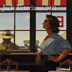 Jack Vettriano 2021 – Wand-Kalender – Broschüren-Kalender – 30×30 – 30×60 geöffnet – Kunst-Kalender von Vettriano,  Jack