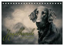 Jagdhunde im Portrait (Tischkalender 2024 DIN A5 quer), CALVENDO Monatskalender von Hollstein,  Alexandra