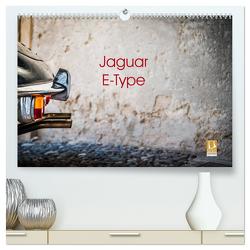 Jaguar E-Type 2024 (hochwertiger Premium Wandkalender 2024 DIN A2 quer), Kunstdruck in Hochglanz von Sagnak,  Petra