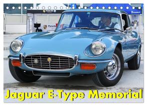 Jaguar E-Type Memorial (Tischkalender 2024 DIN A5 quer), CALVENDO Monatskalender von Wubben,  Arie