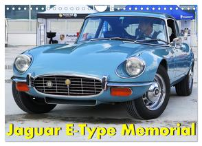 Jaguar E-Type Memorial (Wandkalender 2024 DIN A4 quer), CALVENDO Monatskalender von Wubben,  Arie