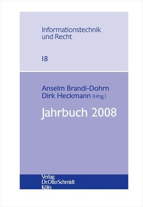 Jahrbuch 2008 von Brandi-Dohrn,  Anselm, Heckmann,  Dirk