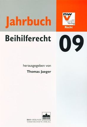 Jahrbuch Beihilferecht 09 von Jaeger,  Thomas