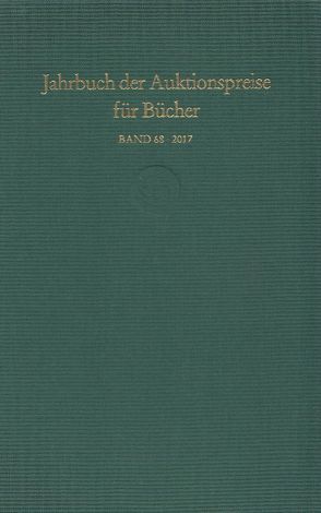 Jahrbuch der Auktionspreise für Bücher, Handschriften und Autographen (Buch + DVD)