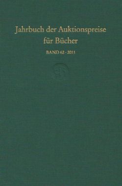 Jahrbuch der Auktionspreise für Bücher, Handschriften und Autographen (Buch)