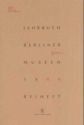 Jahrbuch der Berliner Museen. Jahrbuch der Preussischen Kunstsammlungen. Neue Folge / (1999) / Adolph Menzel im Labyrinth der Wahrnehmung von Gaehtgens,  Thomas W, Keisch,  Claude, Schuster,  Peter K