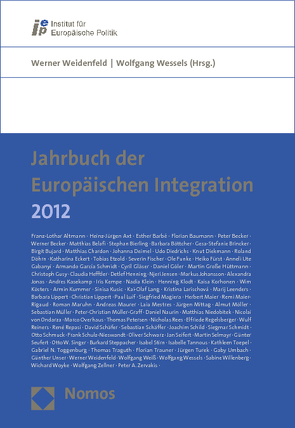 Jahrbuch der Europäischen Integration 2012 von Weidenfeld,  Werner, Wessels,  Wolfgang