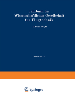 Jahrbuch der Wissenschaftlichen Gesellschaft für Flugtechnik von Wissenschaftliche Gesellschaft für Flugtechnik