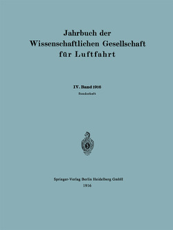 Jahrbuch der Wissenschaftlichen Gesellschaft für Luftfahrt von Wissenschaftliche Gesellschaft für Luftfahrt