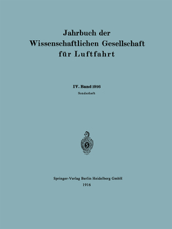 Jahrbuch der Wissenschaftlichen Gesellschaft für Luftfahrt von Wissenschaftliche Gesellschaft für Luftfahrt