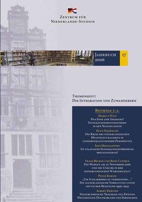 Jahrbuch des Zentrums für Niederlande-Studien von Geerards,  Loek, Wielenga,  Friso