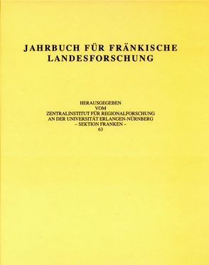 Jahrbuch für fränkische Landesforschung