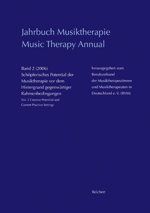 Jahrbuch Musiktherapie / Music Therapy Annual von Schirmer,  Hanna