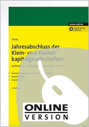 Jahresabschluss der Klein- und Kleinstkapitalgesellschaften von Theile,  Carsten