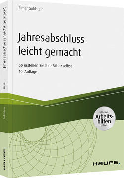 Jahresabschluss leicht gemacht – mit Arbeitshilfen online von Goldstein,  Elmar